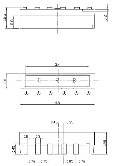 SMD020RGB發光二極管_020發光二極管_020側發光發光二極管
