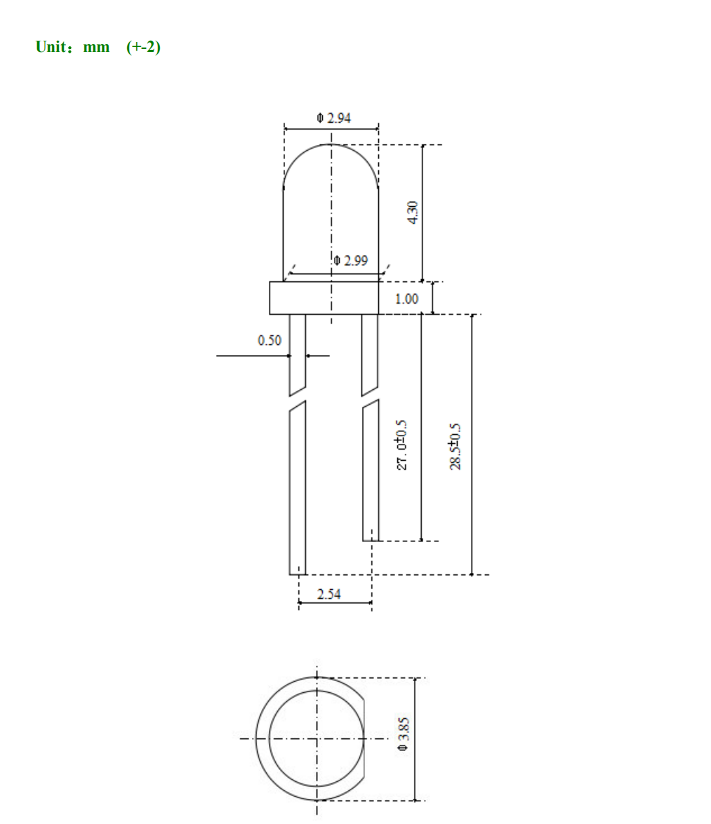 3mm紅外发射管_F3紅外線发光二极管