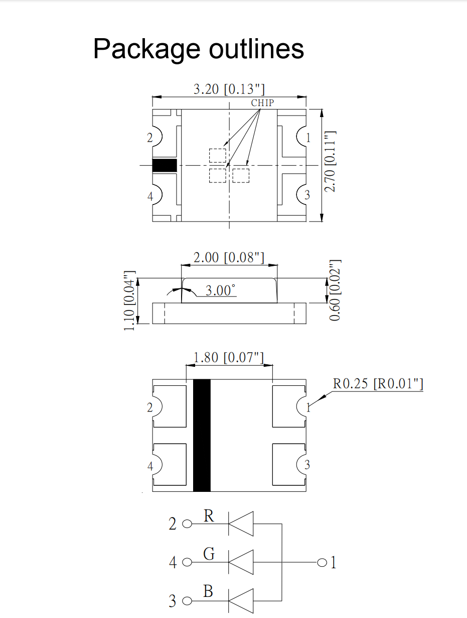 SMD3227全彩發光二極管_3227三色合壹_3227RGB
