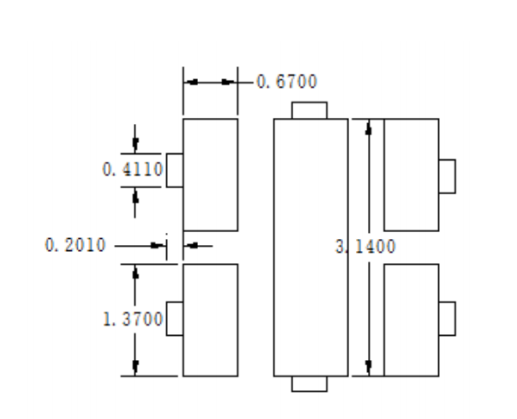 杀菌双波段发光二极管_3535UV发光二极管_UVC+A紫光杀菌灯