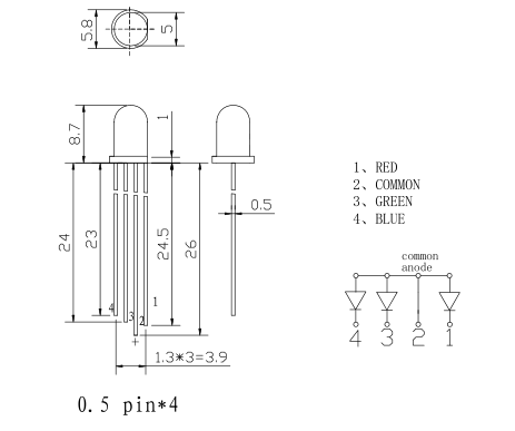 发光二极管正负极如何分辨